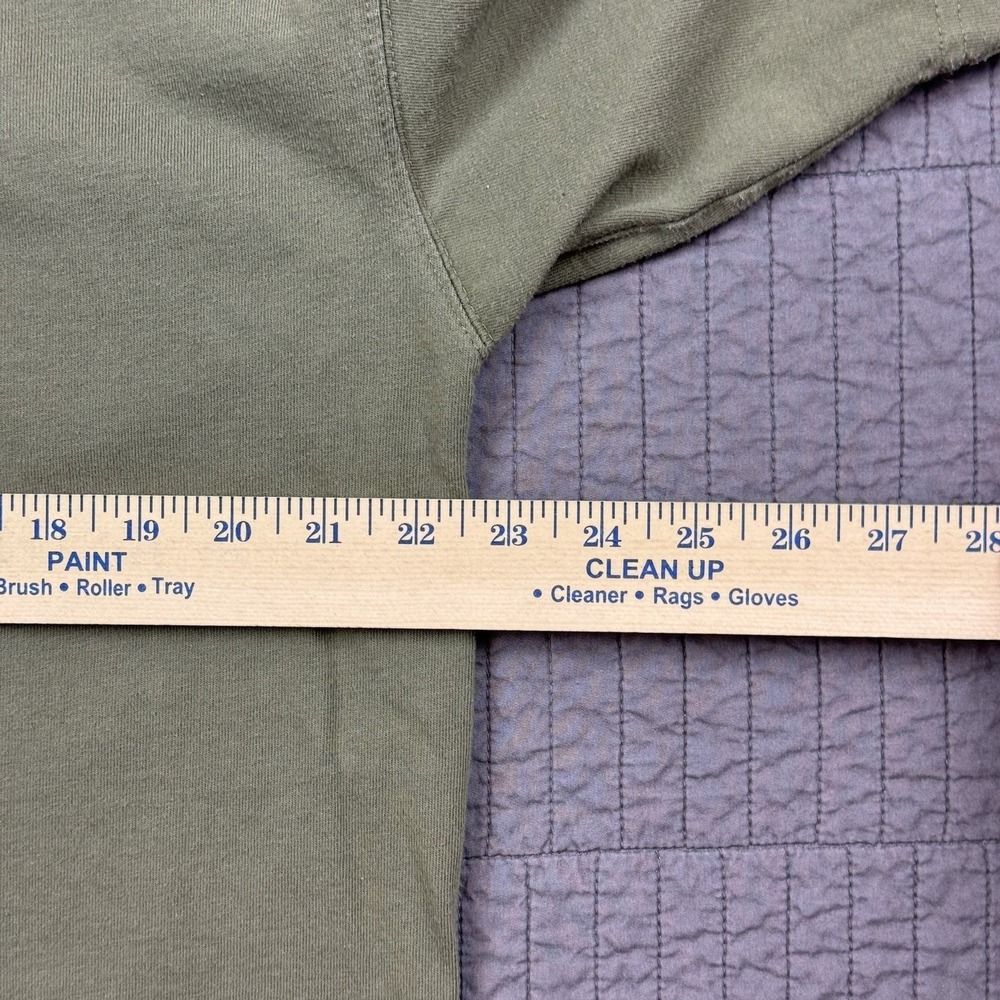 Y2K Big Dogs T Shirt Men XL Green‎ Henley The Beer Hunter Embroidered Logo - Picture 7 of 9
